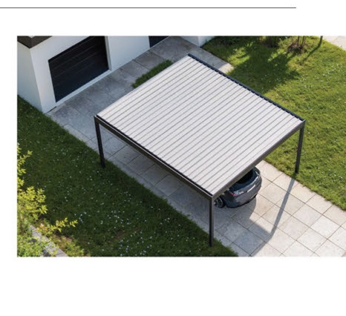 Flachdach-Terrassenüberdachung Flat Line